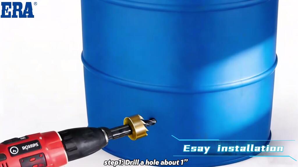 Step1 Drill a hole about 1 الخطوة 1: حفر حفرة حوالي 1