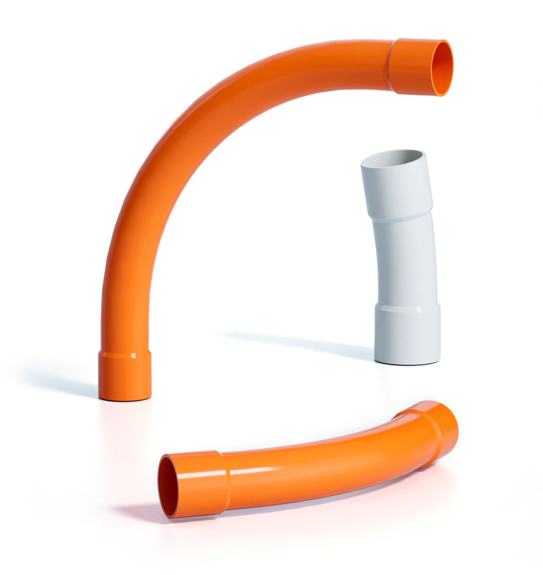 PVC Conduit and fittings الأنابيب البلاستيكية والتجهيزات