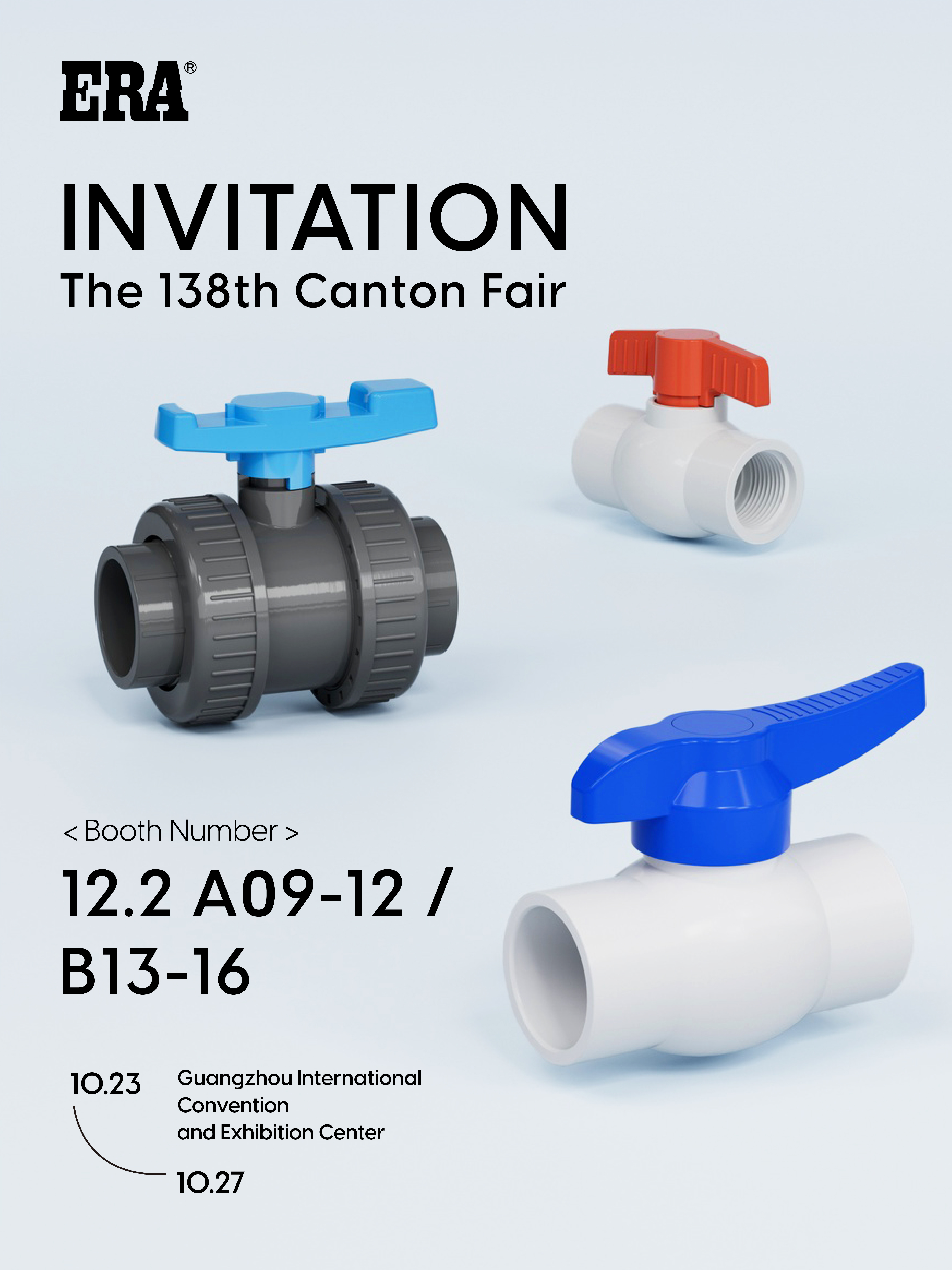 ERA Valves 138th Canton Fair معرض كانتون 138 لصمامات ERA