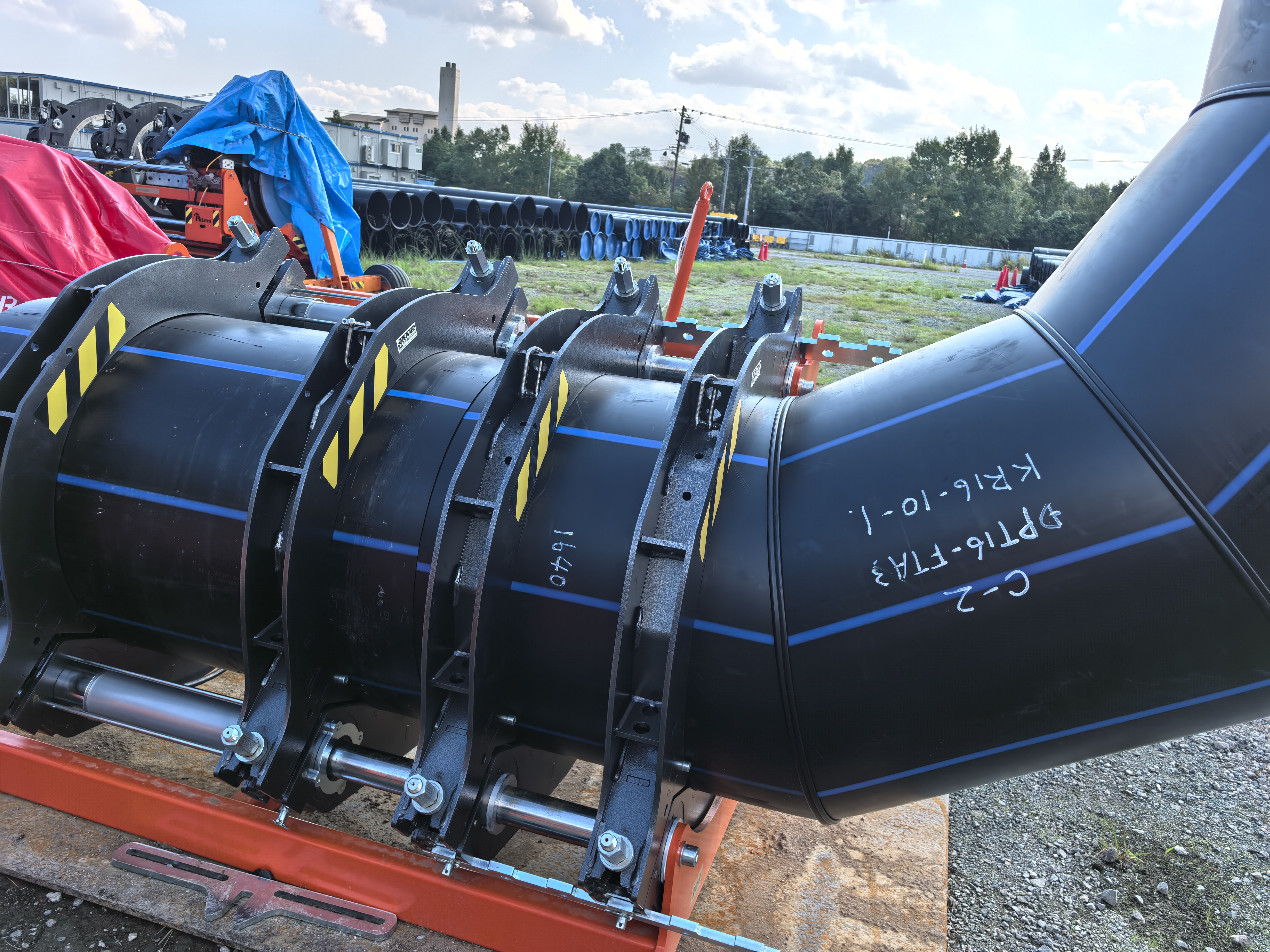 zero leak HDPE fusion joint for tailings وصلة اندماج HDPE خالية من التسرب للمخلفات