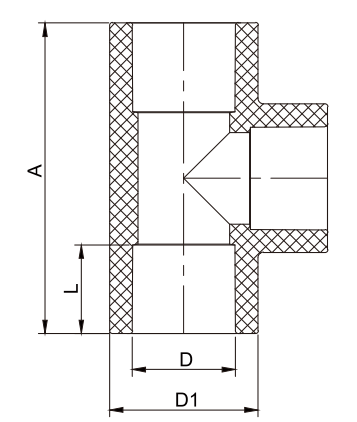 HDPE BUTT WELDING PE FITTING STRAIGHT TEE(2)