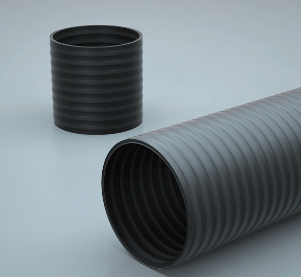 HDPE Hollow Wall Spiral Pipes