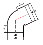 RWGB010 محول 65 درجة