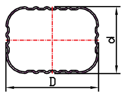 RWGA006 الأنابيب المستطيلة