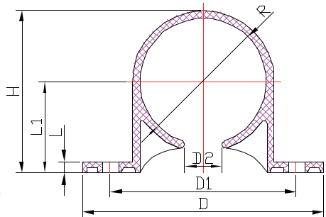 AUDP04 سرج مشبك الأنابيب