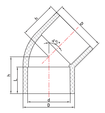 AUSE01 45 درجة الكوع