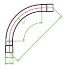 (HD) سويب بيند 90 درجة برتقالية