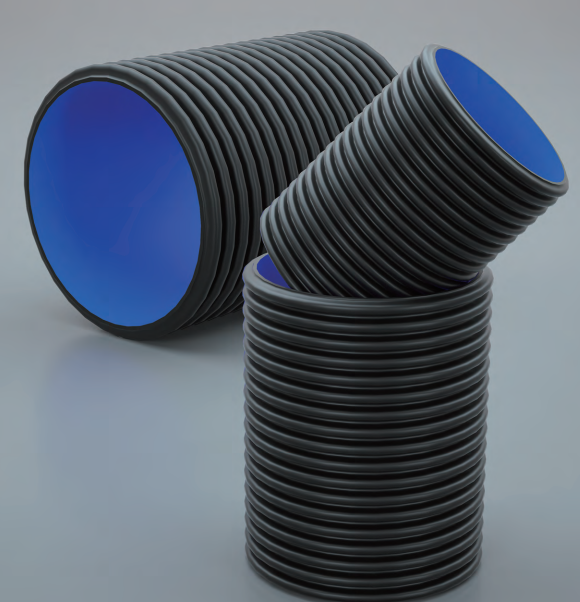 أنابيب HDPE DWC (مموجة الجدار المزدوج)