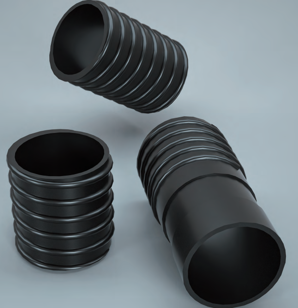 أنابيب جرح الجدار منظمة HDPE (أنبوب كرا)
