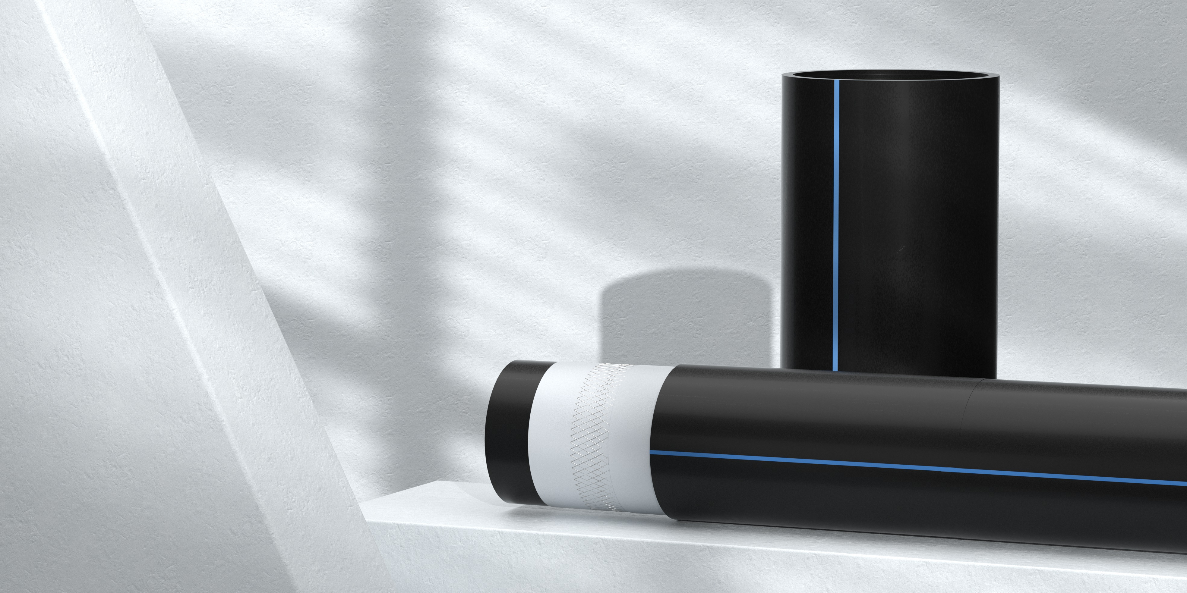 أنابيب البولي إيثيلين المركبة المقواة بالأسلاك الفولاذية لإمدادات المياه (الإصدار الأفقي