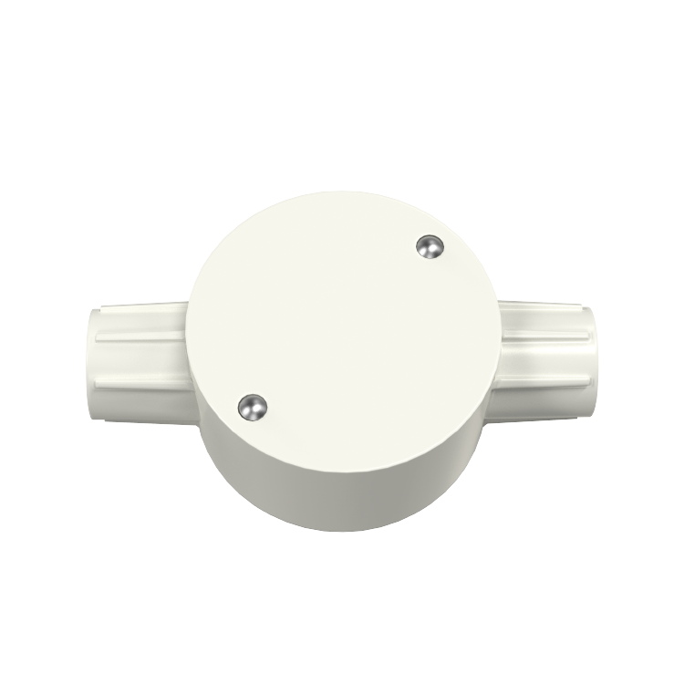 PVC-U صندوق دائري كهربائي عازل ذو اتجاهين