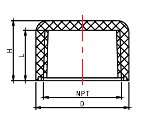 PVC SCH40 أنثى التوصيل