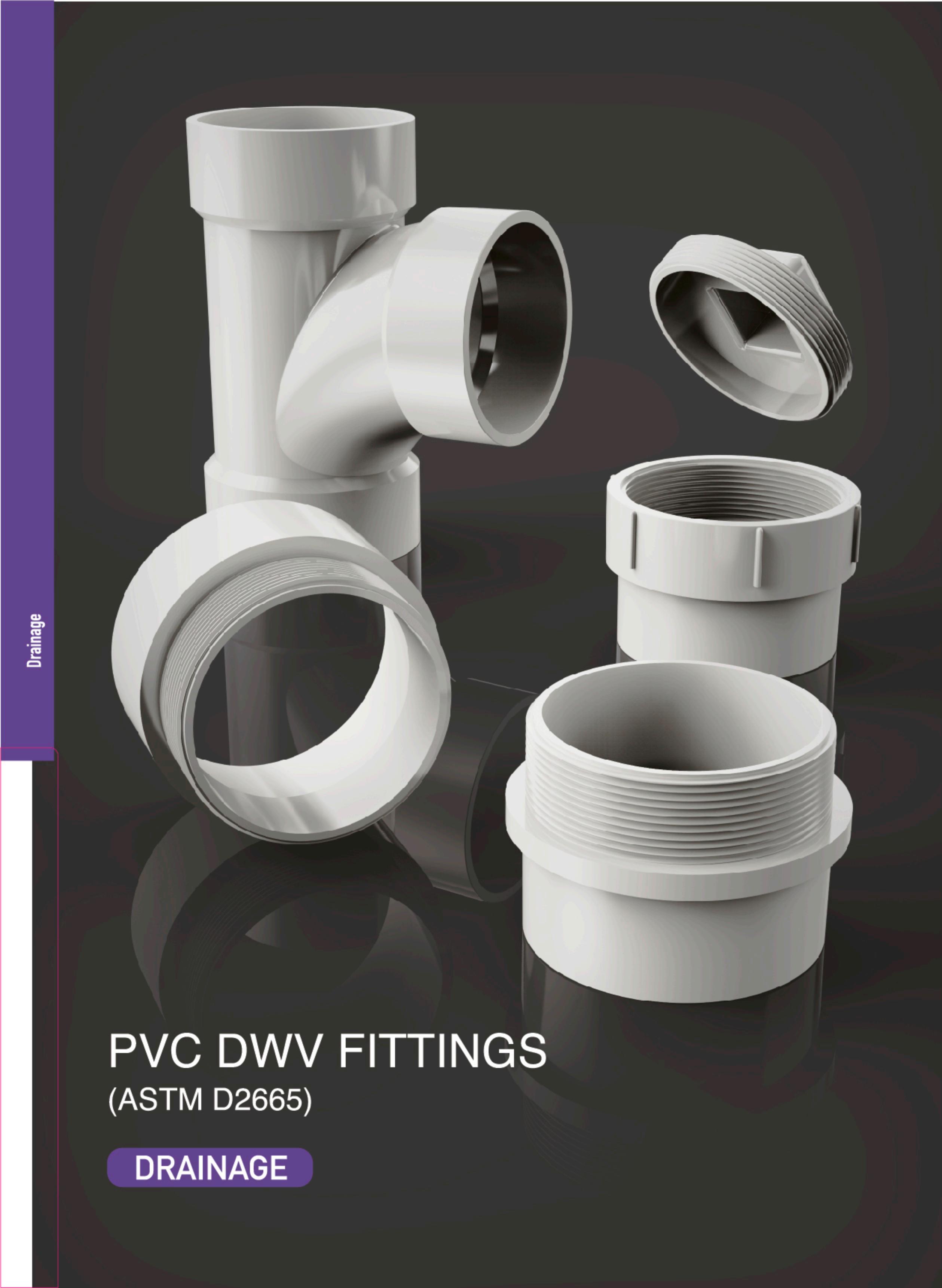 تركيبات PVC DWV لـ ASTM D2665