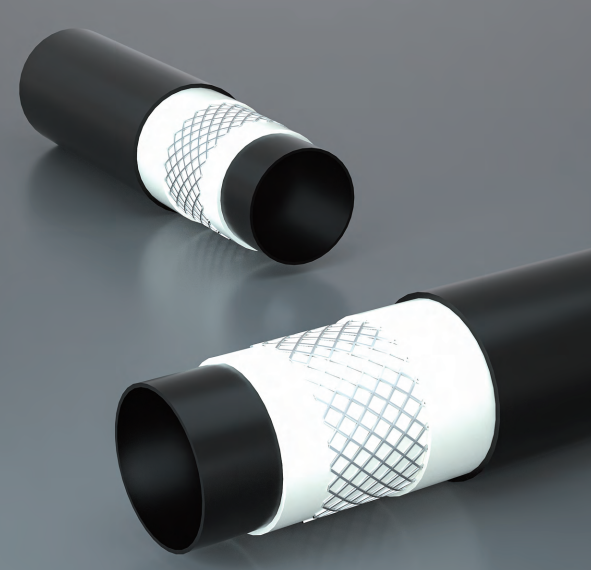 أنابيب مركبة مركبة من سلك الصلب HDPE