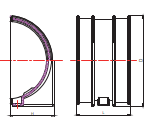 RGUK013 قوس اتحاد مزراب الخط الدائري