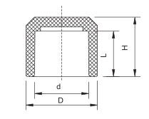 غطاء نهاية PVC PN10 