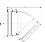 RGUK014 خط دائري للأسفل بزاوية 45 درجة