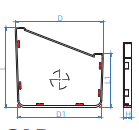 RGA003R غطاء النهاية اليمنى