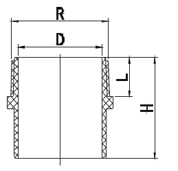 AUD024 محول الحديد ذكر