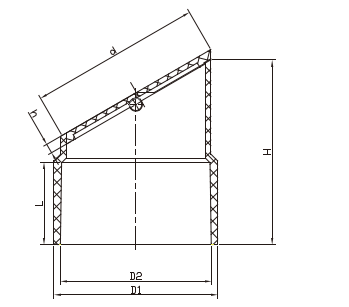 صمام رفرف PVC DWV