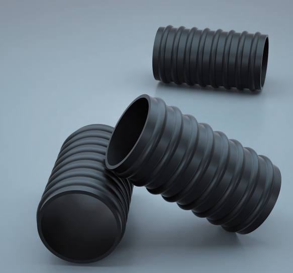 شريط الصلب HDPE تعزز دوامة أنابيب مموجة
