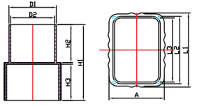 RWGA009 اقتران الأنابيب