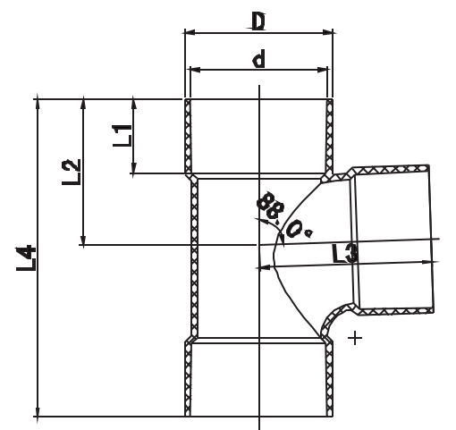88 درجة تقاطع F/F