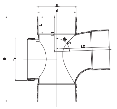 88 درجة تقاطع الوصول الجانبي F/F