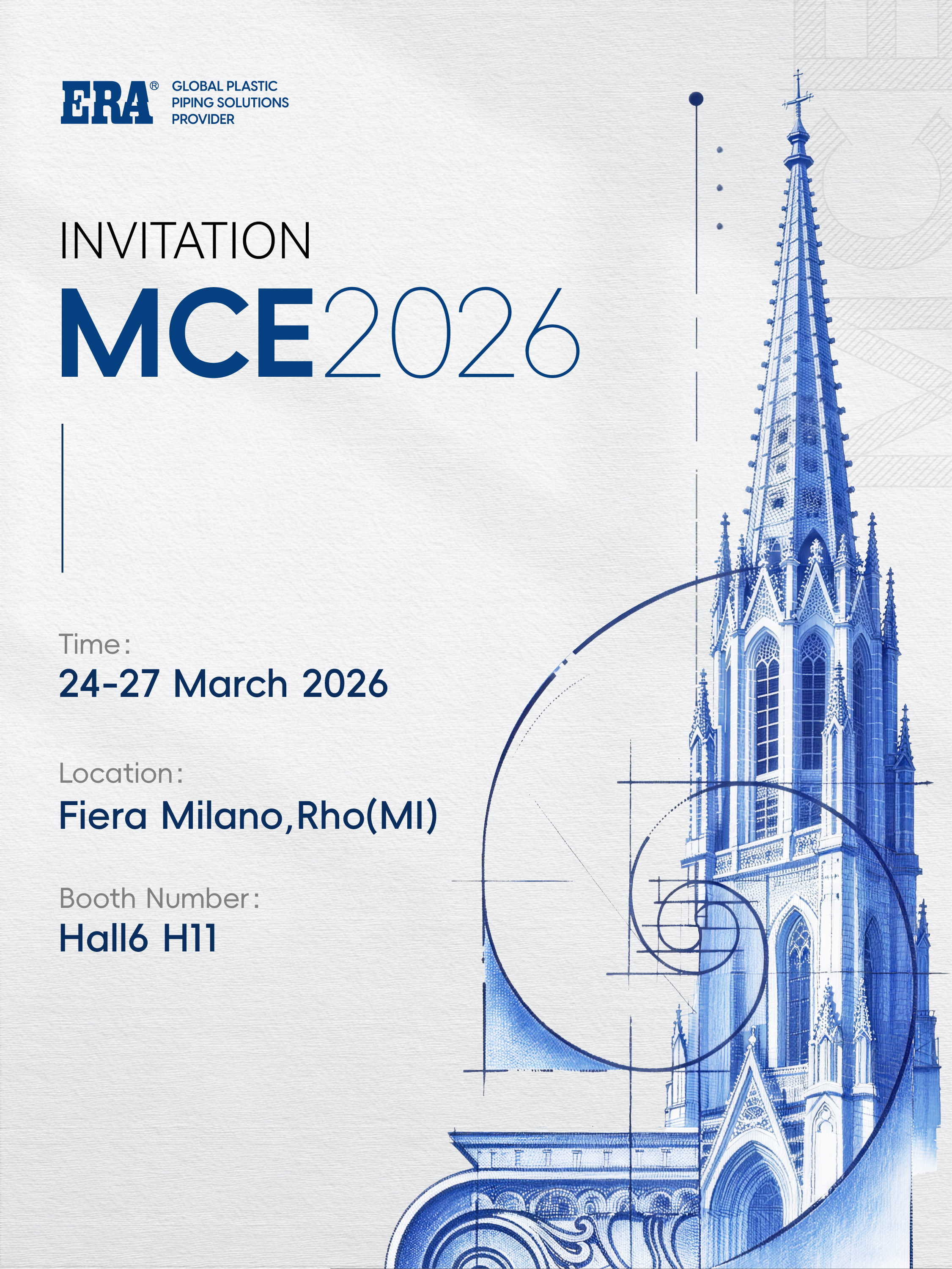 ERA MCE 2026 HVAC وحلول أنظمة المياه كشك القاعة 6 H11 ميلانو