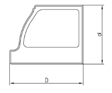 RWGA005-1 غطاء الطرف الأيسر