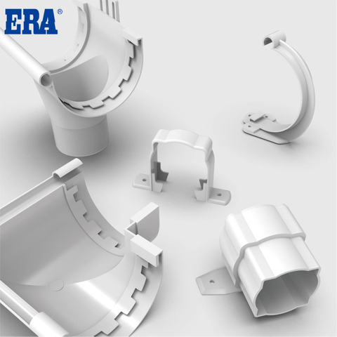 مزاريب المطر البلاستيكية وتركيباتها